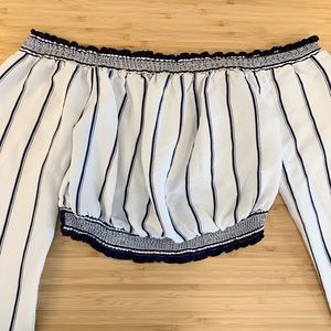 Lovers and Friends Croped Off The Shoulder Top